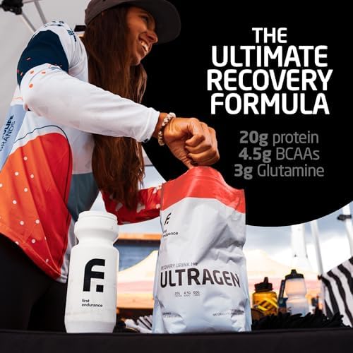 FIRST ENDURANCE Ultragen Workout Recovery Drink Powder, Protein Mix, Boosts Energy, Accelerates Recovery | Tropical Punch, 15 Servings - Image 7