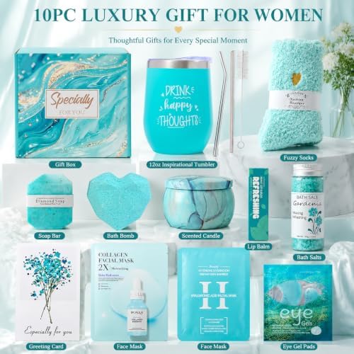 Luxury Spa Gift Basket -10 Pcs Relaxation Set for Women - Image 2