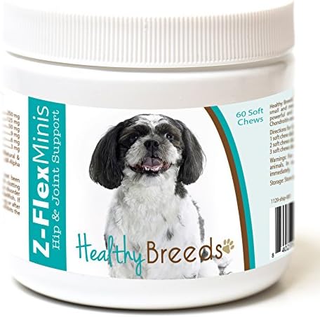 Healthy Breeds Shih-Poo Z-Flex Minis Hip and Joint Support Soft Chews 60 Count by HealthyBreeds