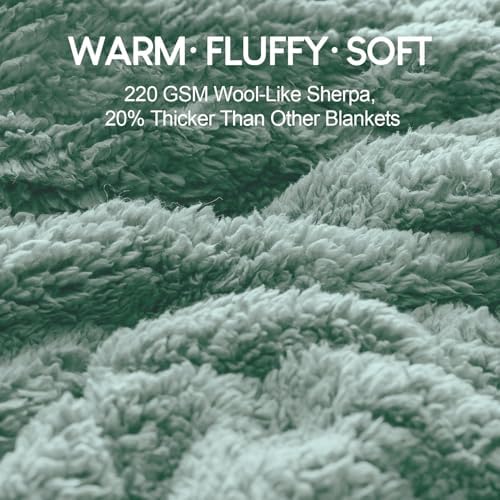 Cottonblue Weighted Blanket 20lbs for Adults Queen Size 60x80in Soft Sherpa - Image 4