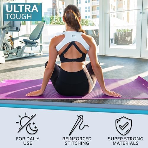 Upper Back Posture and Neck Hump Corrector - for Women and Men - Support Brace and Straightener for Pain Relief - Rounded Shoulder and Buffalo Hunchback Alignment - Discreet Under Clothes - White - Image 5