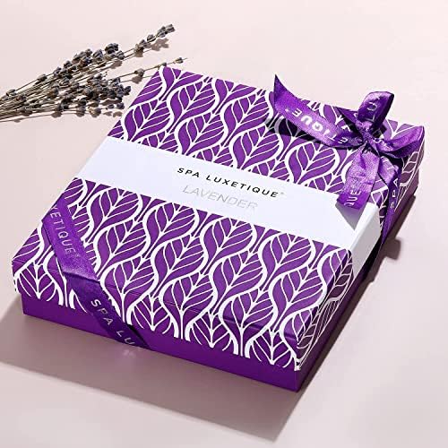 Spa Luxetique Lavender Spa Bath Gifts for Women, Relaxing Home Spa Kits Includes Body Lotion, Hand Cream, Birthday Gifts for Women - Image 6