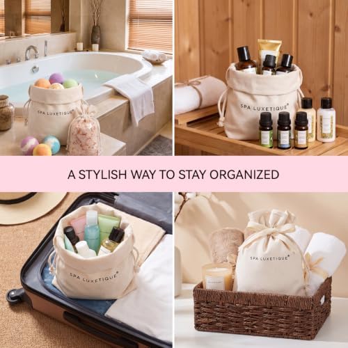 Spa Luxetique Gifts for Women, 6 Pcs Rose Spa Gift for Women, Womens Gift Set with Bubble Bath, Birthday Christmas Anniversary Valentine's Day Gifts - Image 6