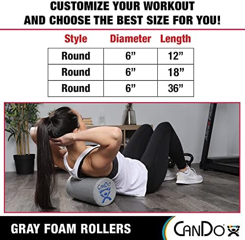 CanDo-30-2500 Plus Foam Roller, 6" X 36", Round - Image 6
