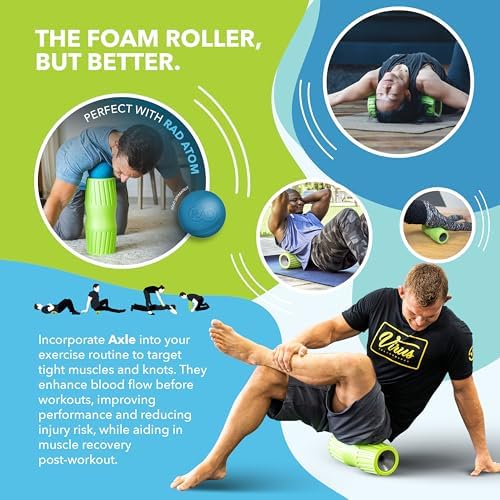 RAD Axle – Extra Firm High-Density Exercise Foam Roller – Deep Tissue Myofascial Release for Back, Hips, Legs & Shoulders – Muscle Recovery Tool for Stretching & Mobility - Image 3