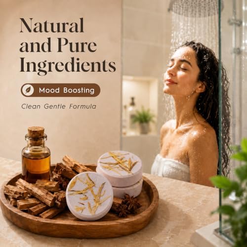 SWCANDY Sandalwood Shower Steamers 8 Pack, Home Spa Self Care - Image 4