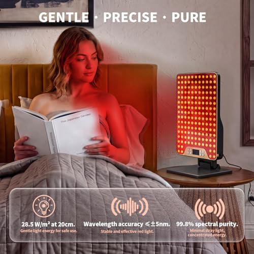red Light Therapy Panel 630nm 660nm 850nm Combined Wavelengths - Image 3