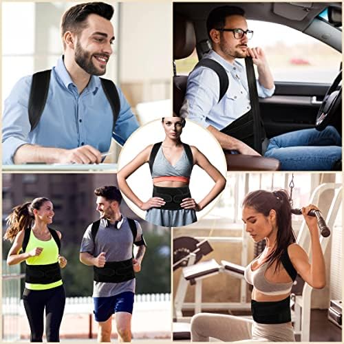 Posture Corrector for Men and Women,Adjustable Back Brace for Upper and Lower Back Pain Relief - Improve and Neck,Shoulder,Back Relieve XXL(42"-48") - Image 6