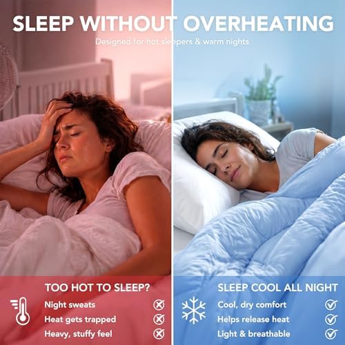 Deconovo Cooling Blanket Twin for Hot Sleepers, Dual Sided Cool Touch - Image 4