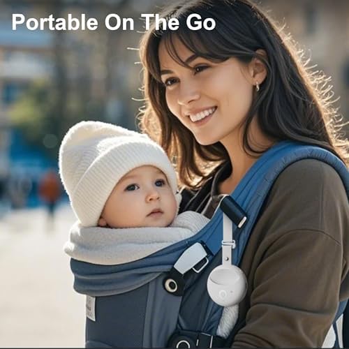 Portable Sound Machine for Baby - Smart Cry Detection Small White Noise Sound Machine, 6 Soothing Sounds, Smart On/Off, Night Light, Recording, Registry Gift Baby Sleep Machines - Image 6