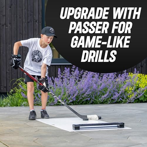 Better Hockey Extreme Pro Shooting Pad - Size 28 x 57 3/16 inches - Simulates the Feel of Real Ice - Easy to Carry - Great for Shooting, Passing and Stickhandling - Weather Proof Coating - Image 5
