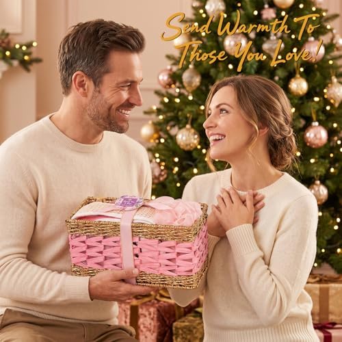 Gifts for Women, 32 Pcs Rose Bath and Body Gifts Basket Set for Women - Image 3