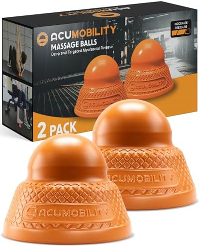 Acumobility Massage Ball Roller 2 Pack - Trigger Point - Massage Balls by Acumobility