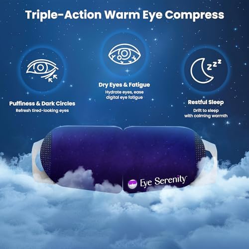 Eye Serenity Steam Eye Mask, Heated Eye Mask Fast Relief for Stye Unscented - Image 6