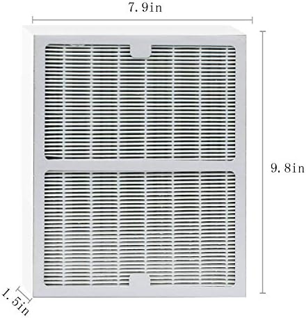 Replacement Filters A Compatible with Idylis AC-2119, IAP-10-100, IAP-10-150, IAPC-40-140 and Filtrete FAP-C01-A Air Purifiers, Part # 1150096# IAF-H-100A, 2 HEPA Filters + 4 Carbon Pre-Filters - Image 6