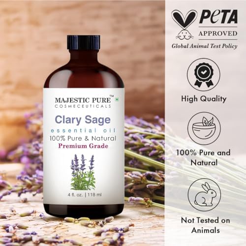 Majestic Pure Clary Sage Essential Oil for Diffuser - 4 Fl Oz - Image 3