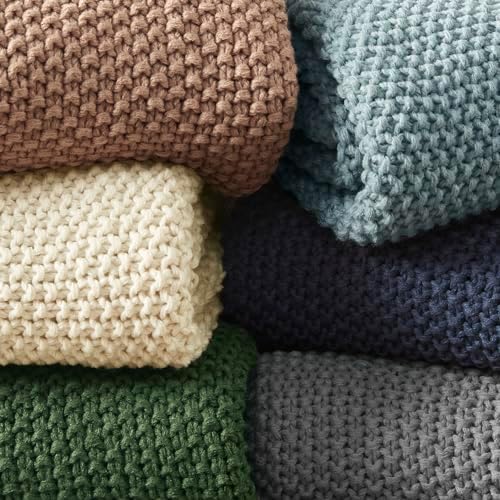 INK+IVY Bree Knit All Season Throw Blanket for Sofa, 50 x 60, Grey - Image 6
