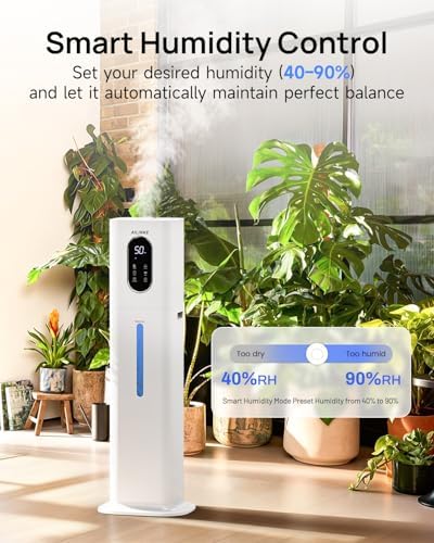Humidifiers for Bedroom 500 sq ft,2.1Gal/8L Dual Mist Humidifier Large Room - Image 6