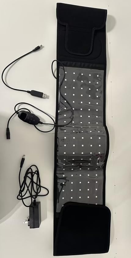 JJX Red Light Therapy Belt, 105 LEDs, 660nm Red & 850nm Near Infrared - Image 7