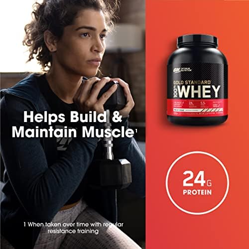 Optimum Nutrition Gold Standard Whey Protein Powder, Rocky Road, 5 LB - Image 4
