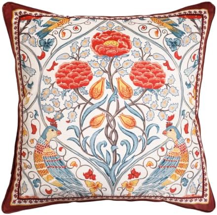 patdrea Designer Vintage Velvet Throw Pillow Cover,22"x22"-Moritz A by patdrea