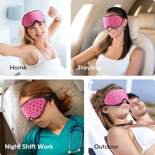 LitBear Breathable Sleep Mask, 3D Eye Mask Sleep for Side Sleeper Women Men - Image 7