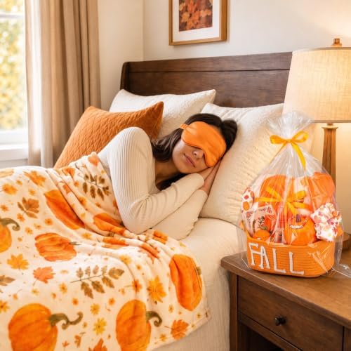 Willinglong Fall Gift Basket for Women, 11 Piece Autumn Self-Care Gift Set - Image 6