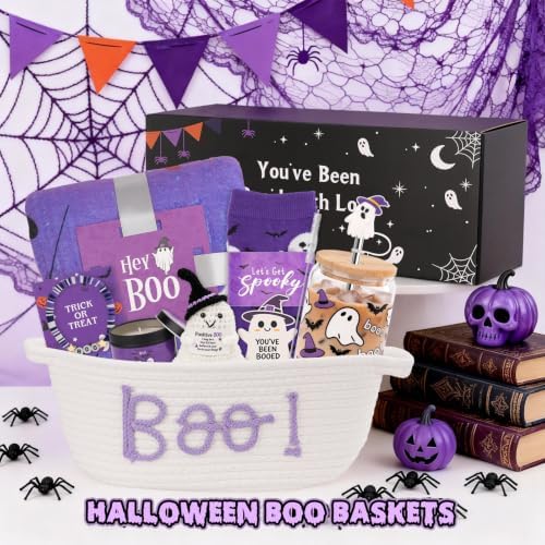 12 Pcs Halloween Boo Baskets Stuffers for Women (Purple) - Image 7