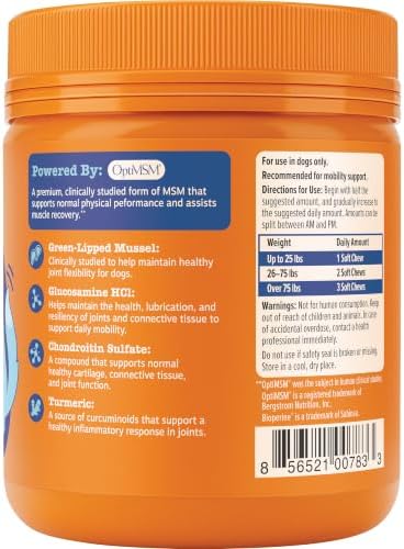 Zesty Paws Glucosamine for Dogs - Senior Dog Joint Supplement, Chicken 90ct - Image 2