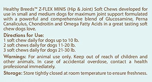 Healthy Breeds Sealyham Terrier Z-Flex Minis Hip and Joint Support Soft Chews 60 Count - Image 2