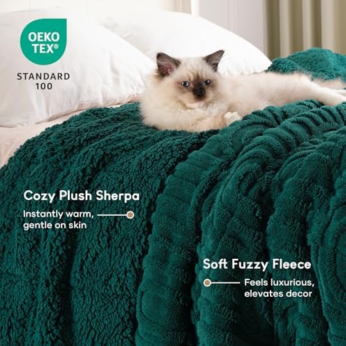 Cottonblue Jacquard Weighted Blanket for Adults Queen Size 15 lbs 60"x80" - Image 3