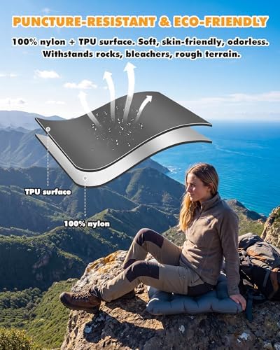 Inflatable Seat Cushion & Lumbar Support Lightweight TPU Non-Slip - Image 4