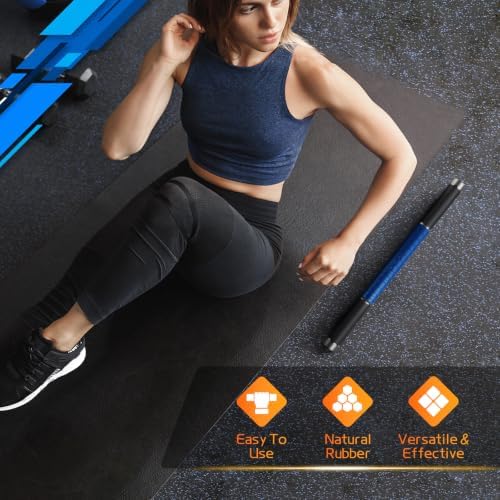Muscle Roller Stick,17" Massage Roller for Muscle Deep Tissue Massage Blue - Image 5