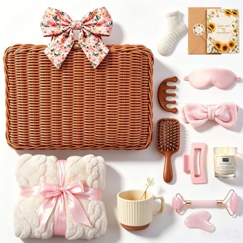 Birthday Gifts for Women 15-Pc Spa Gift Basket Package (Pink) by Unknown