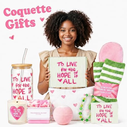 9 Pcs Birthday Gifts for Teen Girls, Green Gift Basket for Women - Image 7