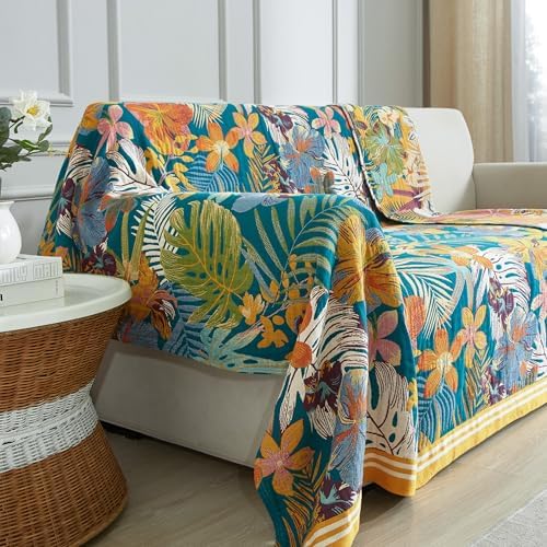Boho Throw Blanket for Bed 90”x98”, 100% Cotton Blanket for Couch Sofa - Image 5
