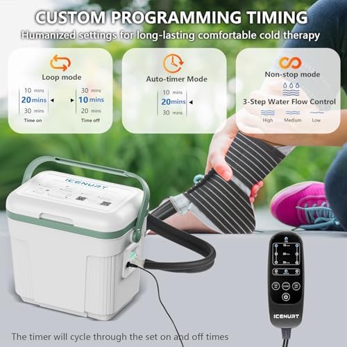 Programmable Timer Ice Machine for Knee After Surgery w/Quiet Pump - Image 3