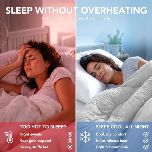 Deconovo Cooling Blanket Twin for Hot Sleepers, Dual Sided Cool Touch - Image 4