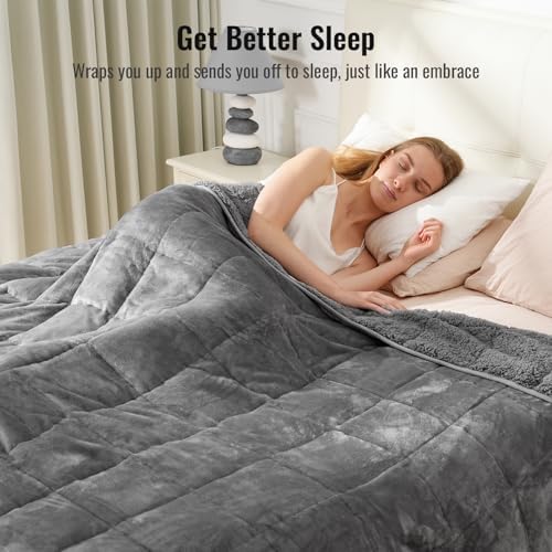 Uttermara Weighted Blankets for Adults Full Size, 20lbs 48x72 inches - Image 3