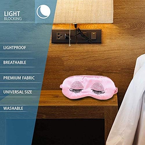 Silk Eye Sleep Mask Soft Sleeping Mask with Elastic Strap Blindfold Comfort Eye Shade Cover for Kids Girl Women Men - Image 4