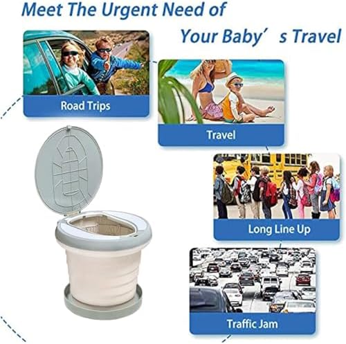 SunnySmile,Travel Potty,Car Potty for Toddler,Portable Toilet for Kids - Image 3