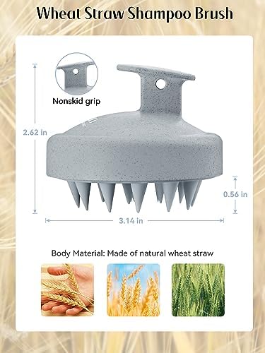 HEETA Scalp Massager Hair Growth Scrubber for Dandruff Removal Hair Care - Image 2