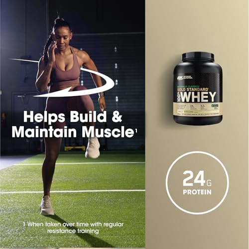 Optimum Nutrition Gold Standard Whey Protein Powder, Vanilla, 5 LB - Image 5