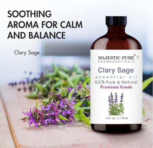 Majestic Pure Clary Sage Essential Oil for Diffuser - 4 Fl Oz - Image 5