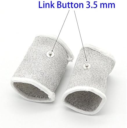 E-stim Adjustable Fabric Silver Thread Conductive Loop Accessories for Tens Stim Finger Massager Accessories - Image 4
