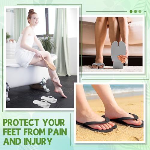 JaGely 100 Pair Disposable Pedicure Slippers Bulk Multicolor Flip Flop for Pedicure Anti Slip EVA Foam Spa Slipper Sandal Disposable Shoe Kit for Women Nail Bath Salon Party Supplies - Image 7