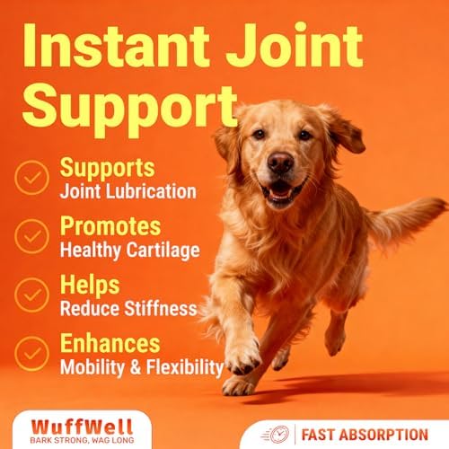 WuffWell Liquid Joint Support for Dogs, USA Made - Liquid Glucosamine - Image 2