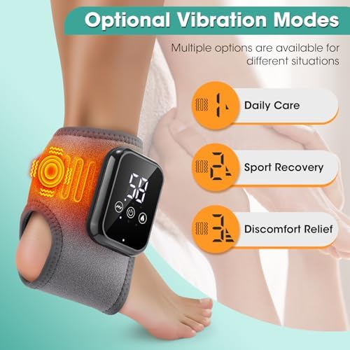2PCS Foot Massager for Neuropathy and Plantar Fasciitis, Cordless Foot and Ankle Massager for Heel, Arch & Ankle Relief, Portable for Home Travel Use - Image 7