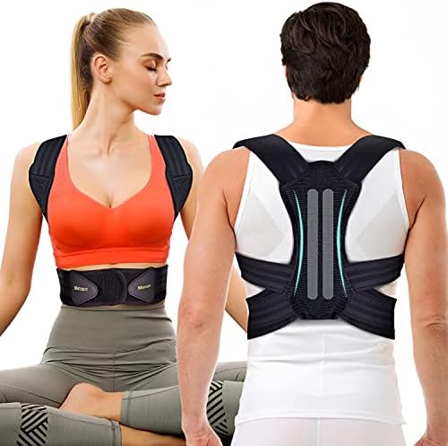 Professional Posture Corrector for Women and Men - Size L(32-39in) by Mercase