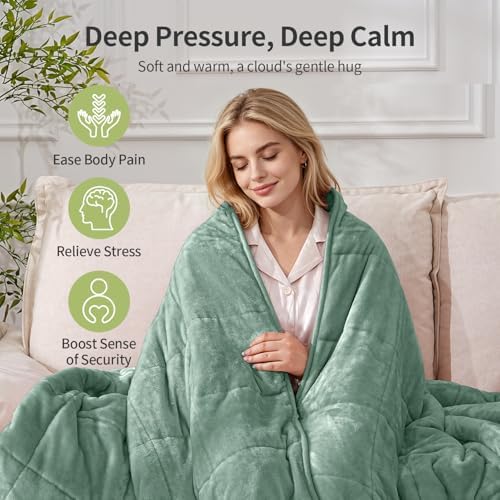 Uttermara Weighted Blankets for Adults Queen Size, 15lbs 60x80 inches - Image 4